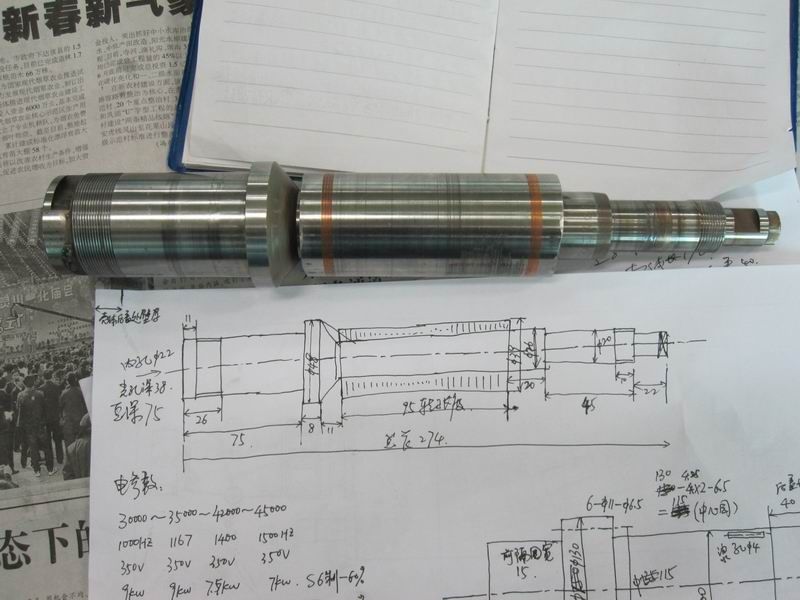 進(jìn)口電機(jī)轉(zhuǎn)子維修與測繪
